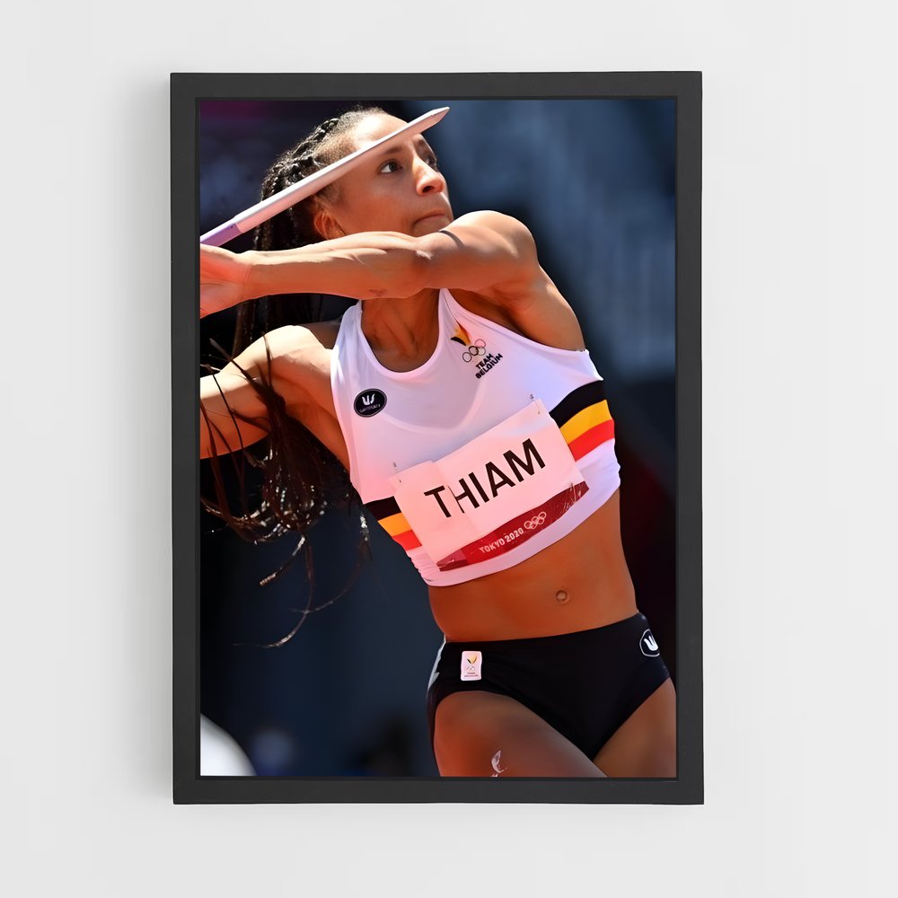 Poster Énergie Féminine – affiche Athlétisme (vue 2)